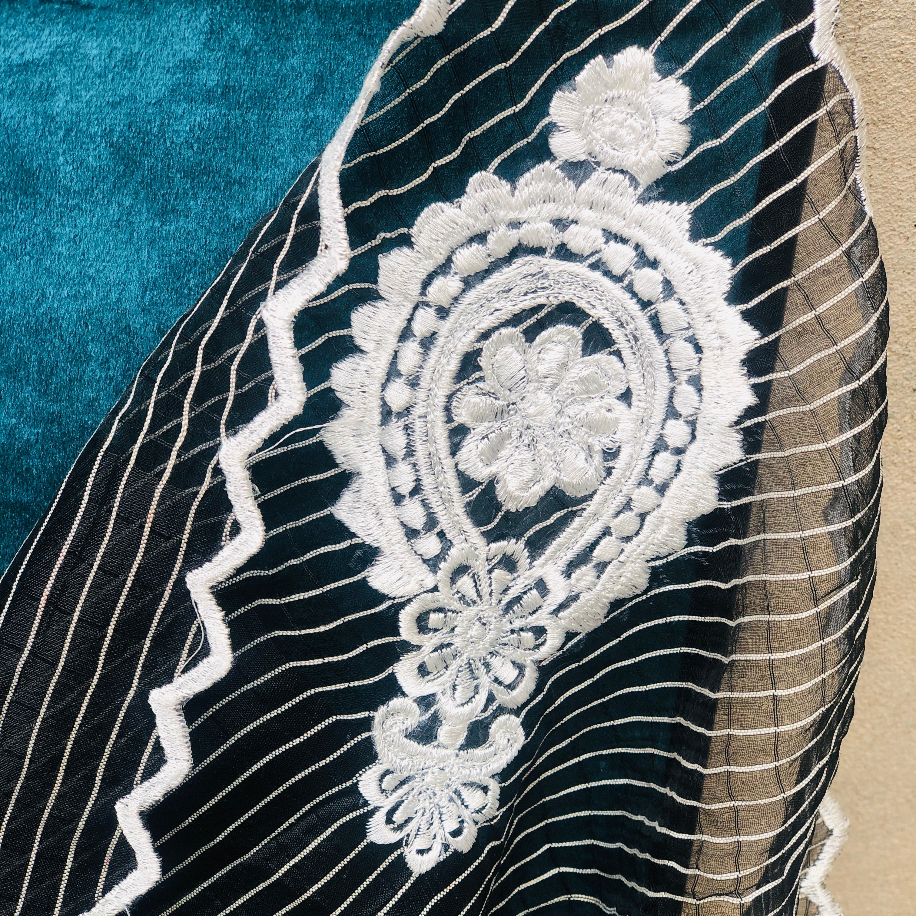 Monochrome Elegance Dupatta