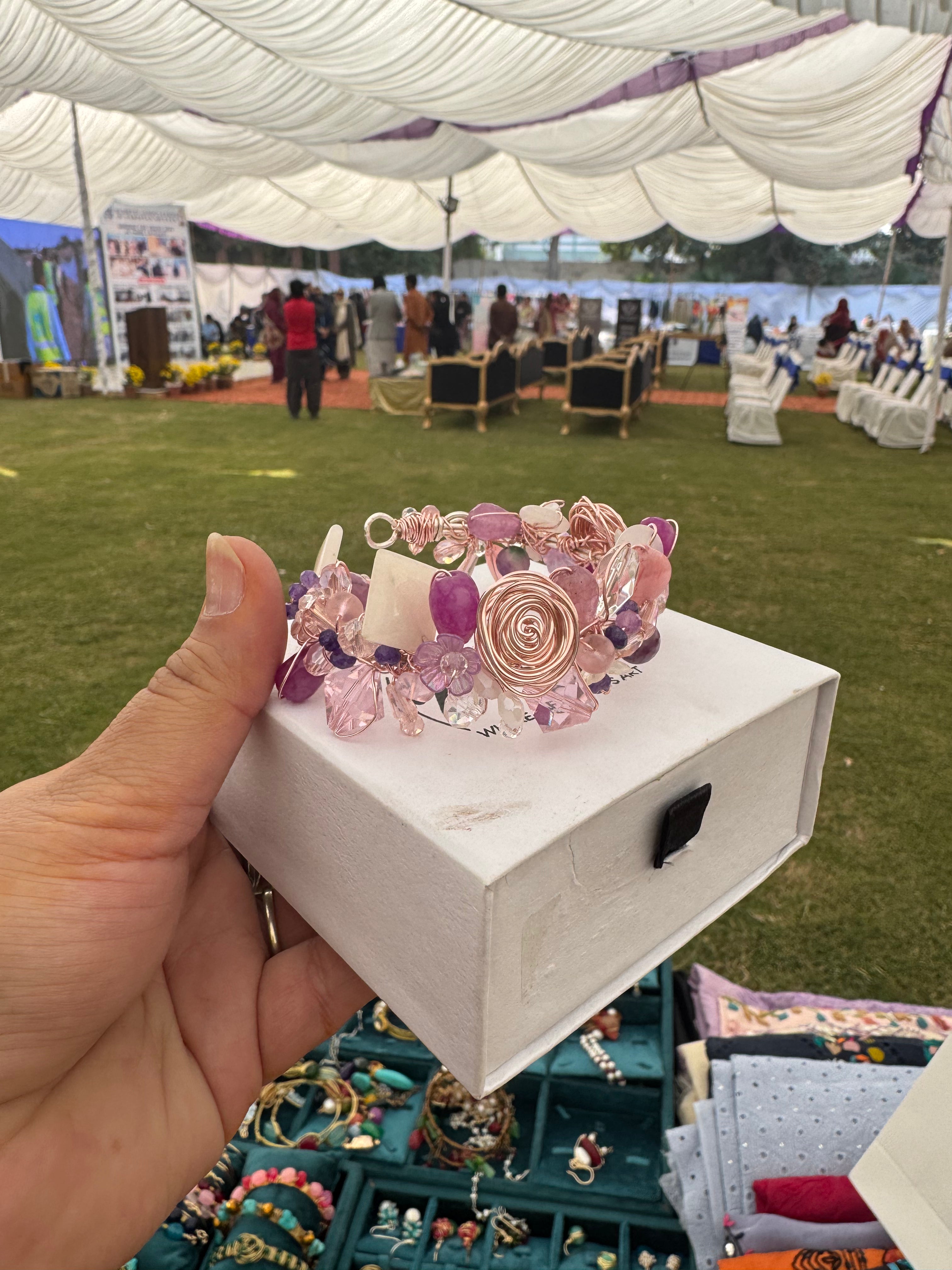 Multi-Gem Luxe Convertible Cuff