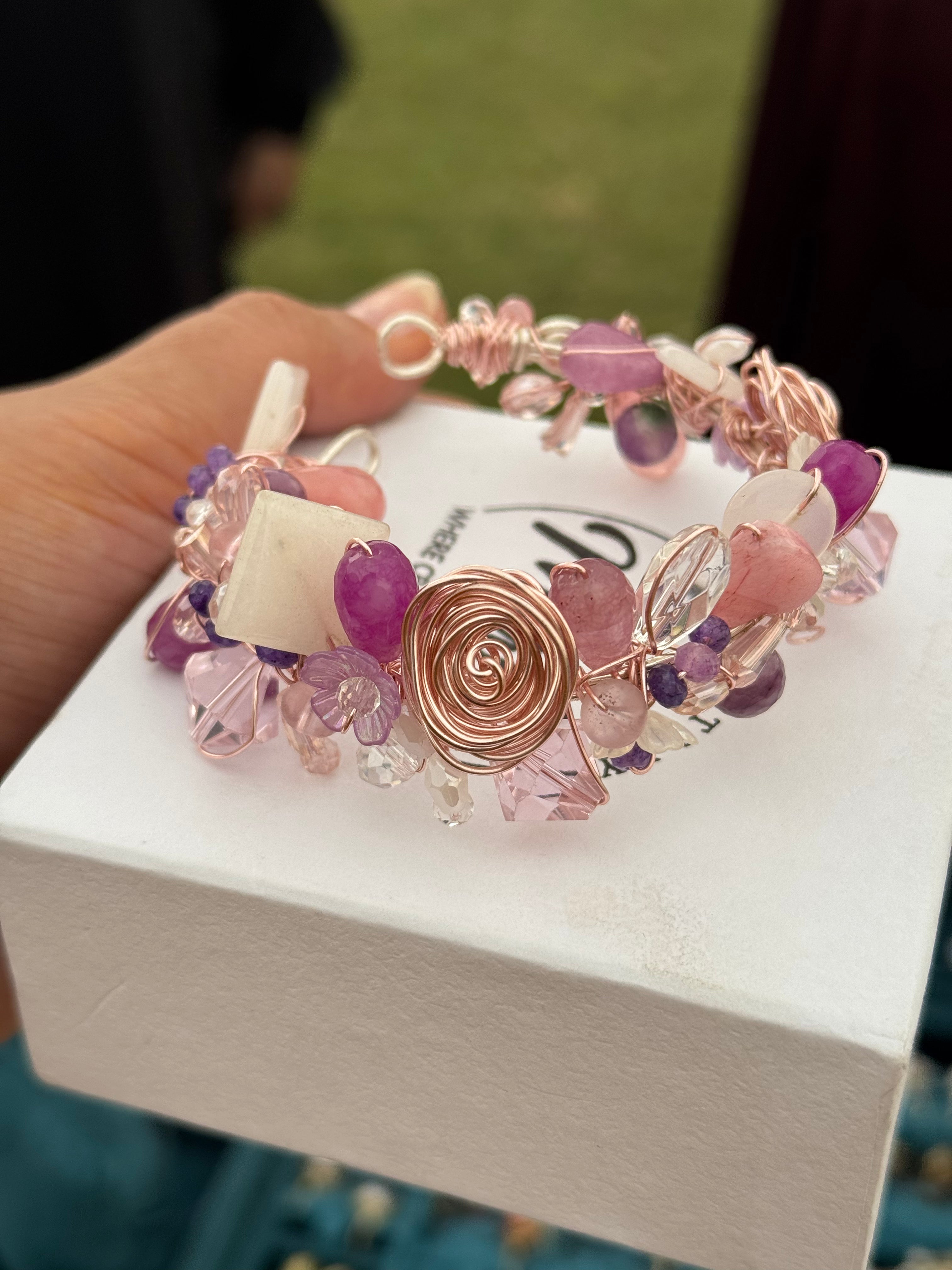 Multi-Gem Luxe Convertible Cuff