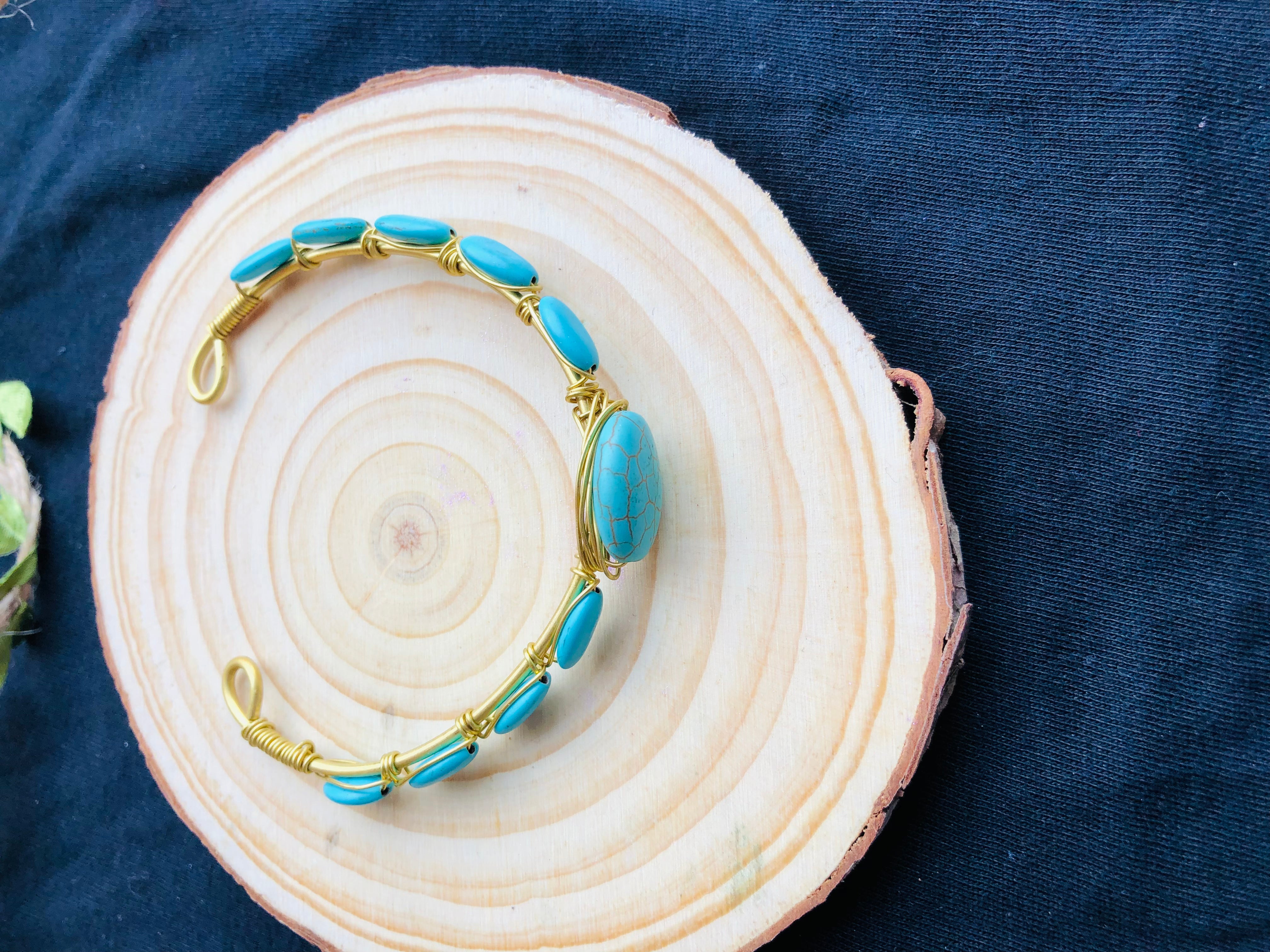 Boho Turquoise Cuff