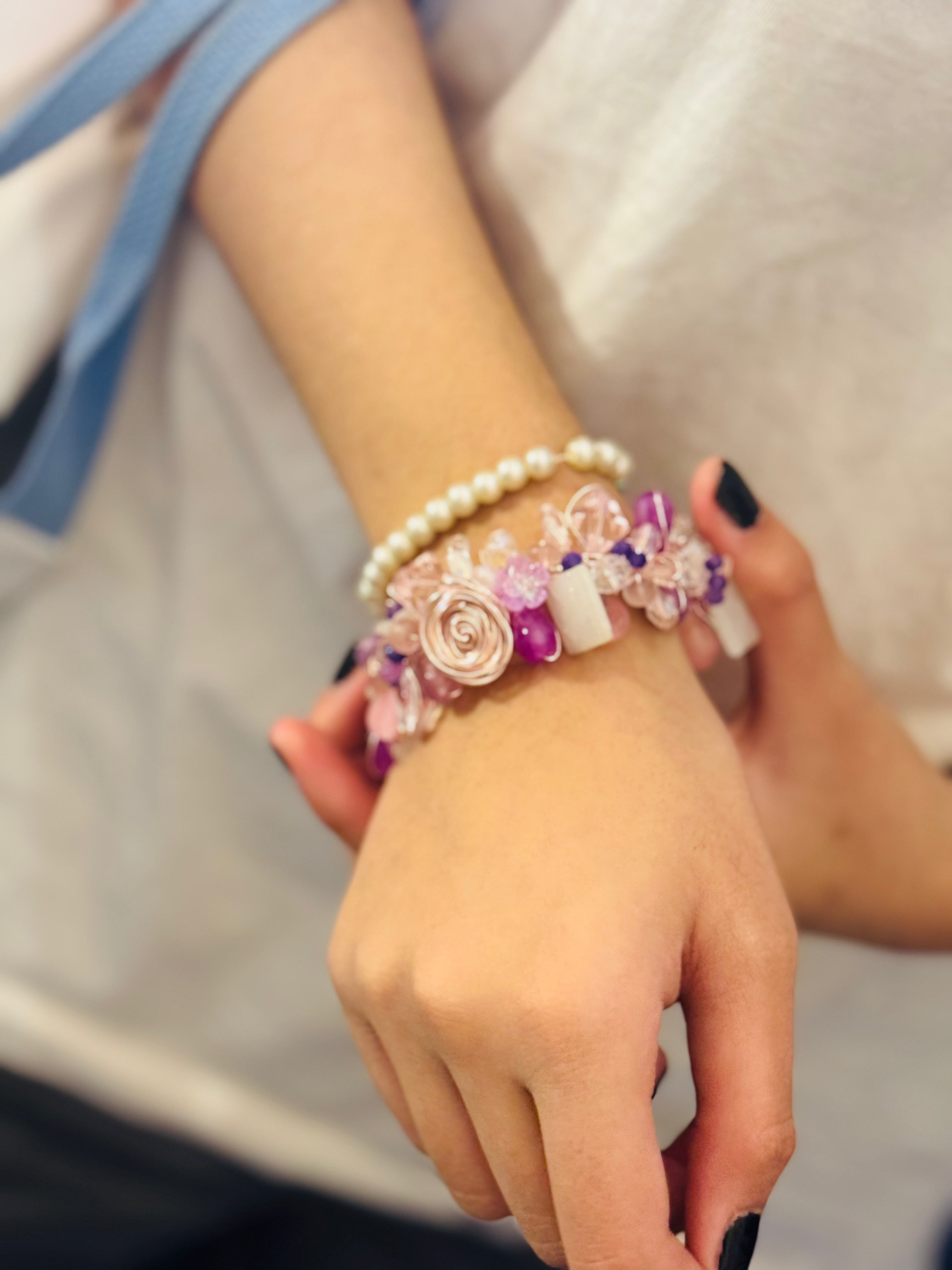 Multi-Gem Luxe Convertible Cuff