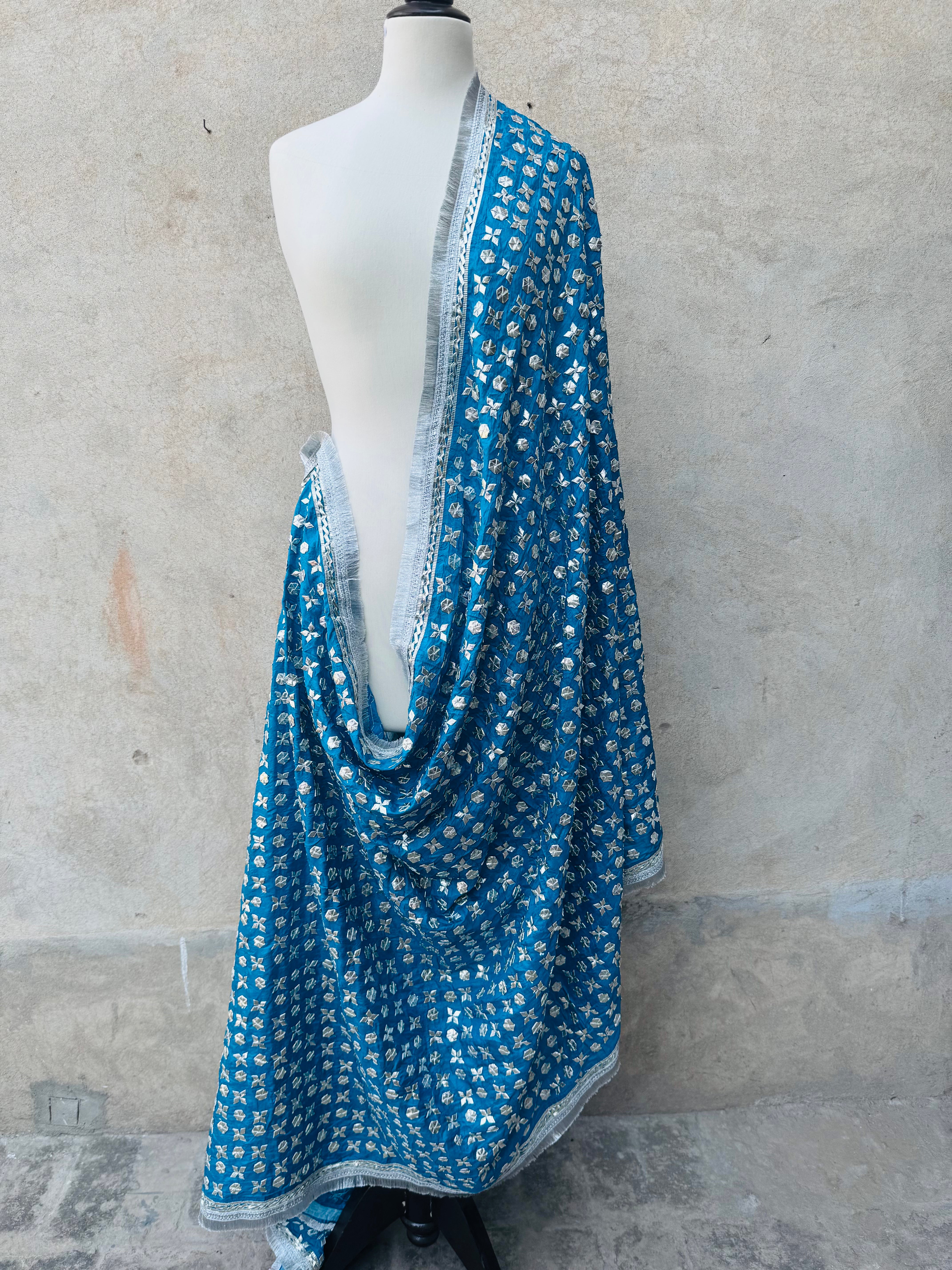 Gota Glam Katan Silk Dupatta
