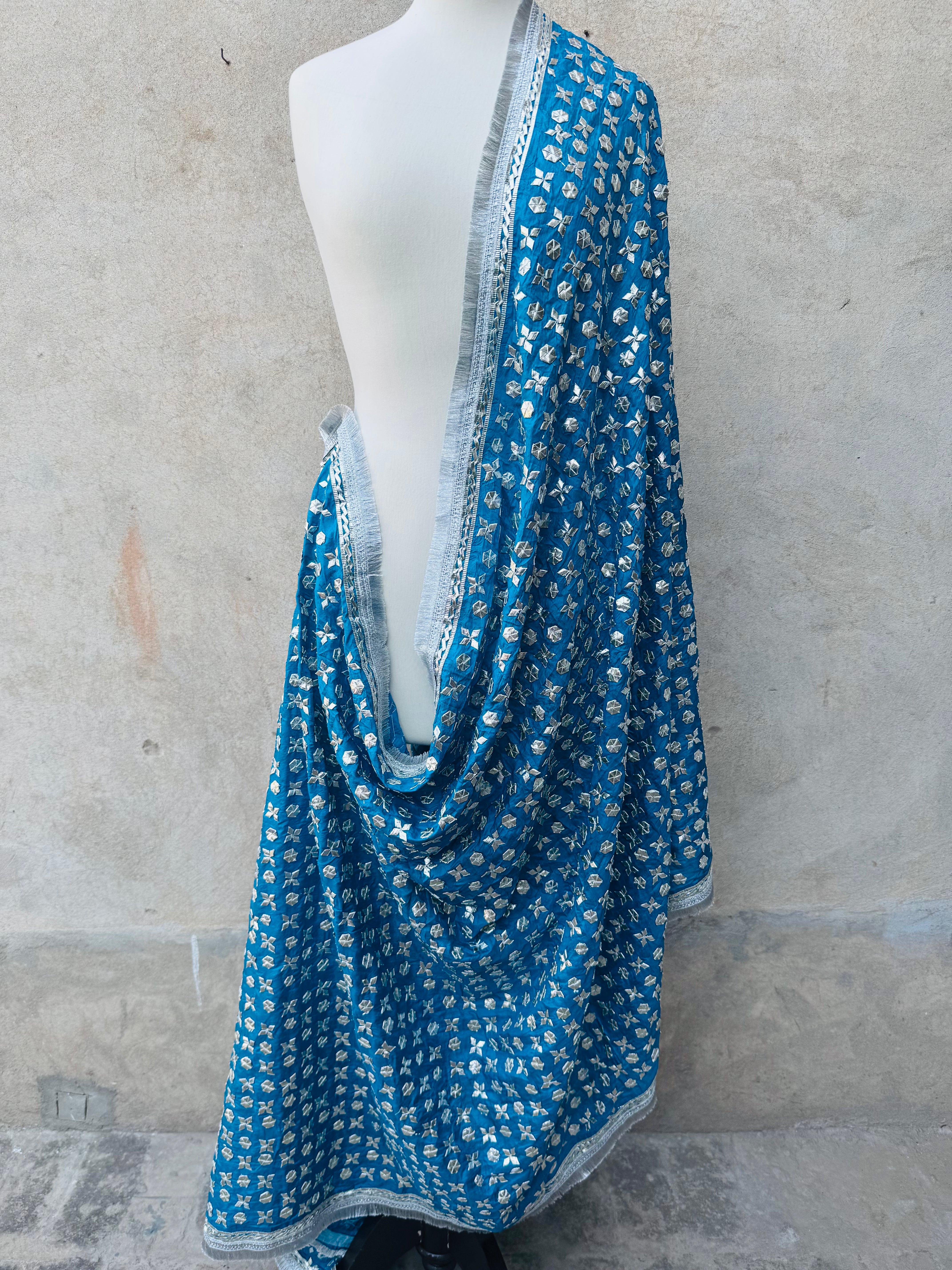Gota Glam Katan Silk Dupatta