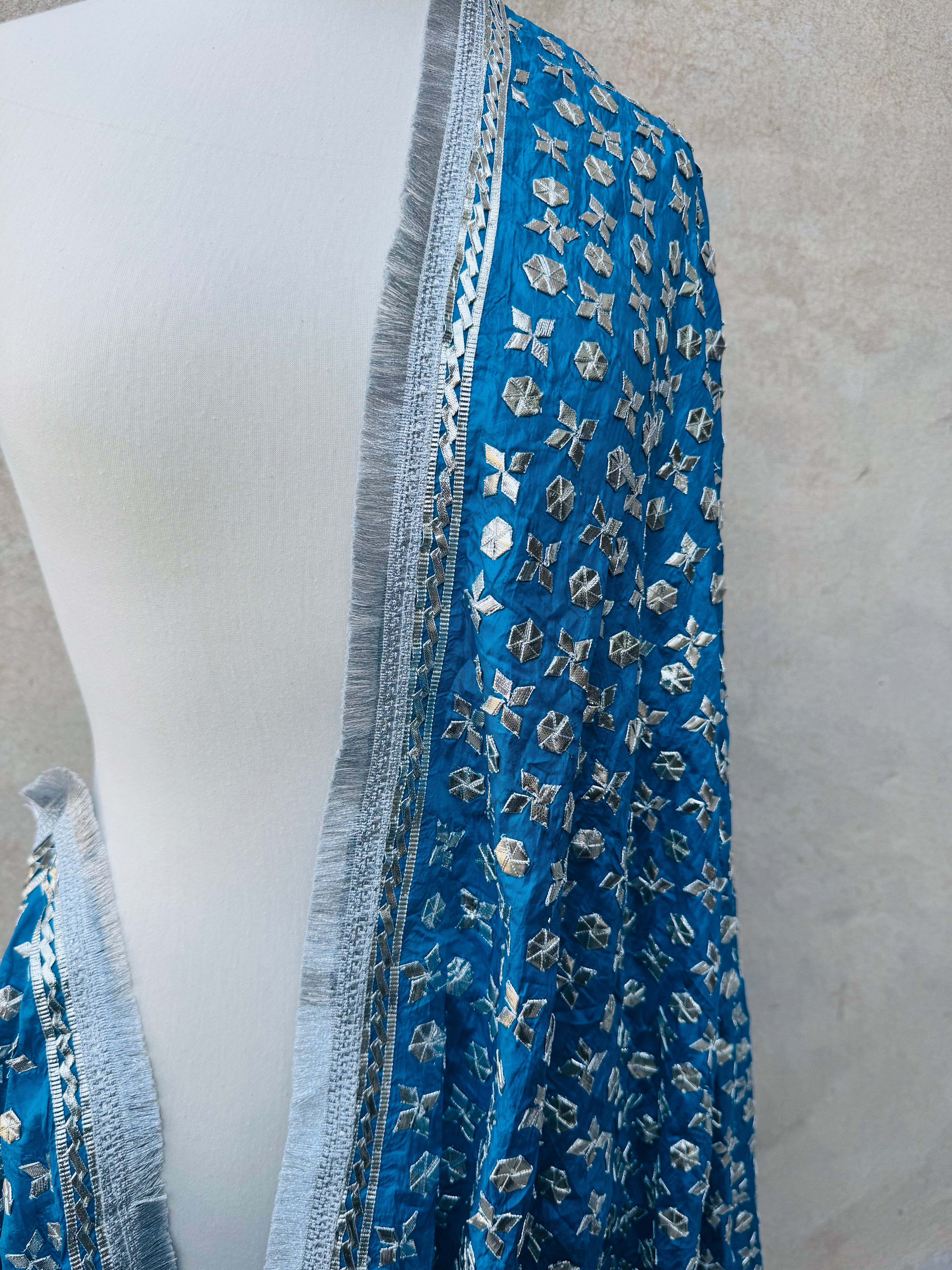 Gota Glam Katan Silk Dupatta