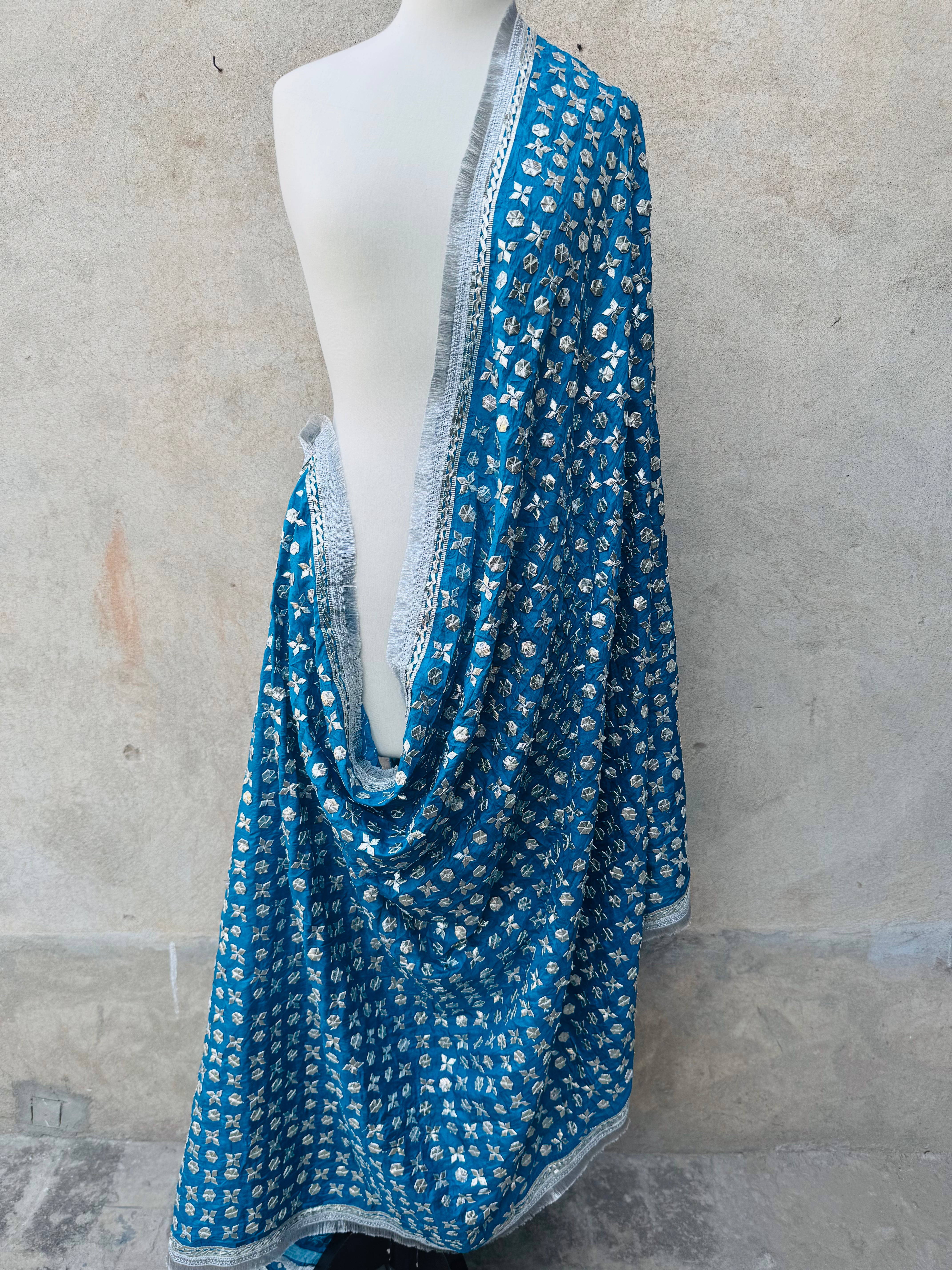 Gota Glam Katan Silk Dupatta