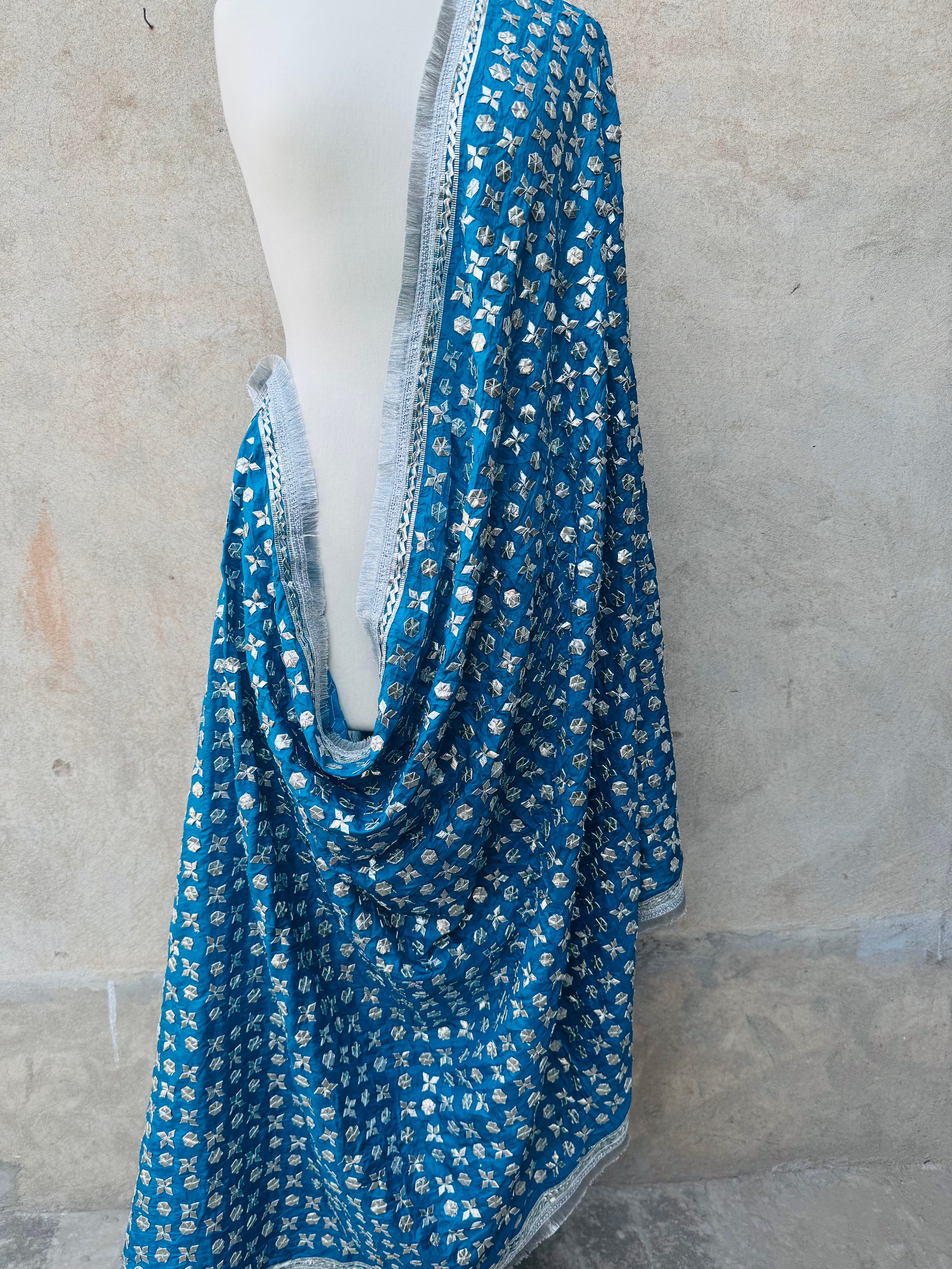 Gota Glam Katan Silk Dupatta