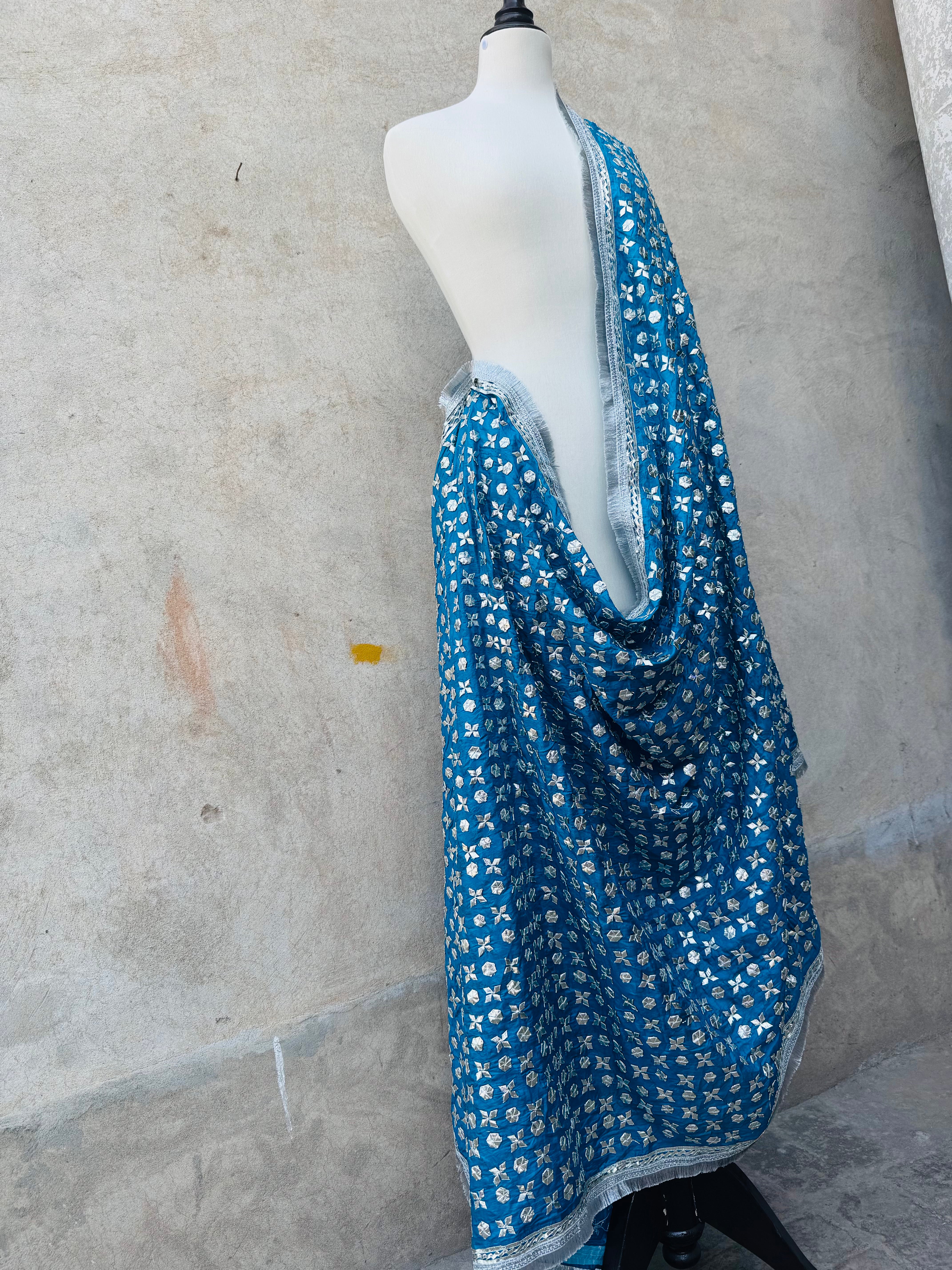 Gota Glam Katan Silk Dupatta