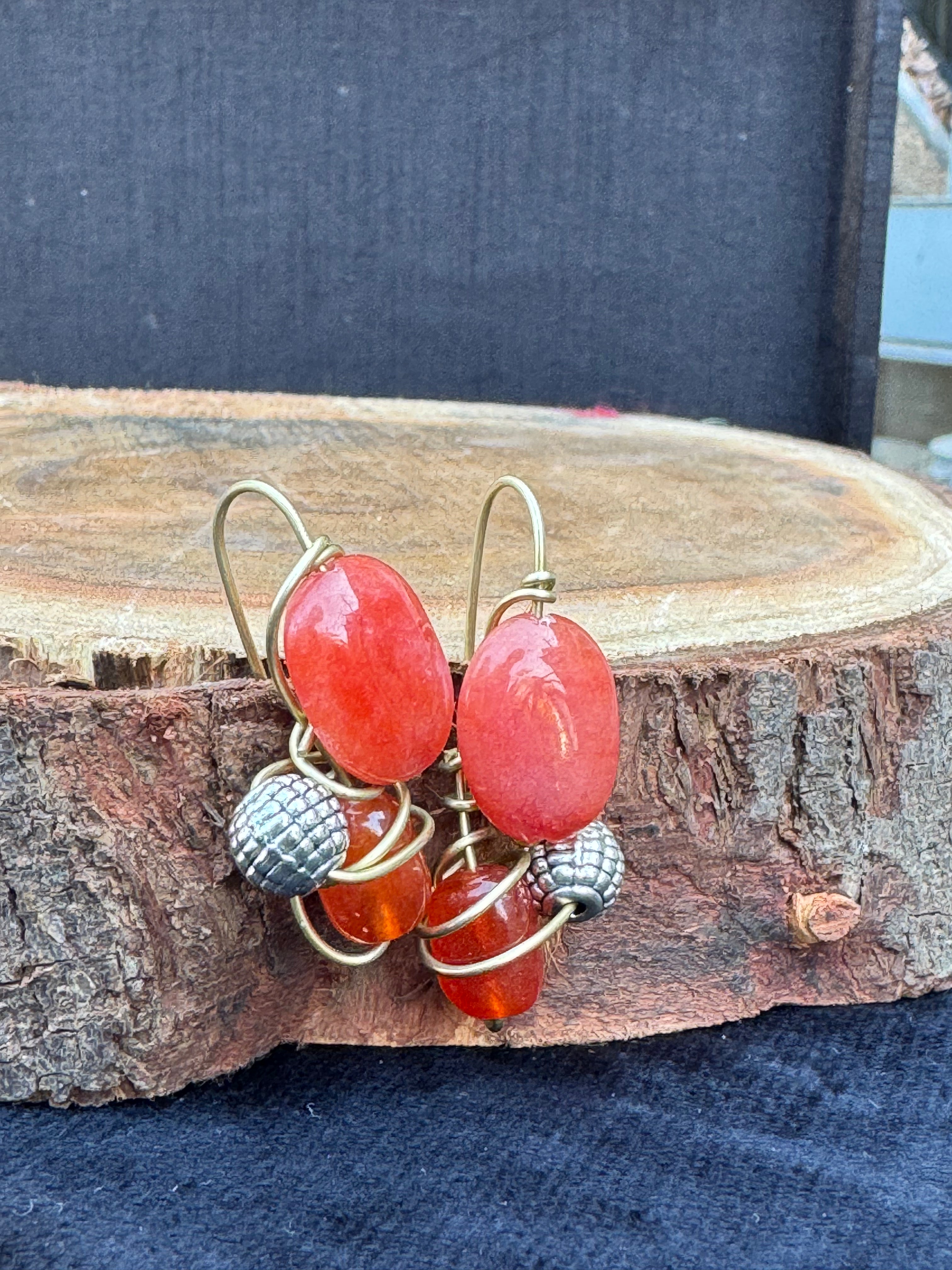 Rustic Agate Drops