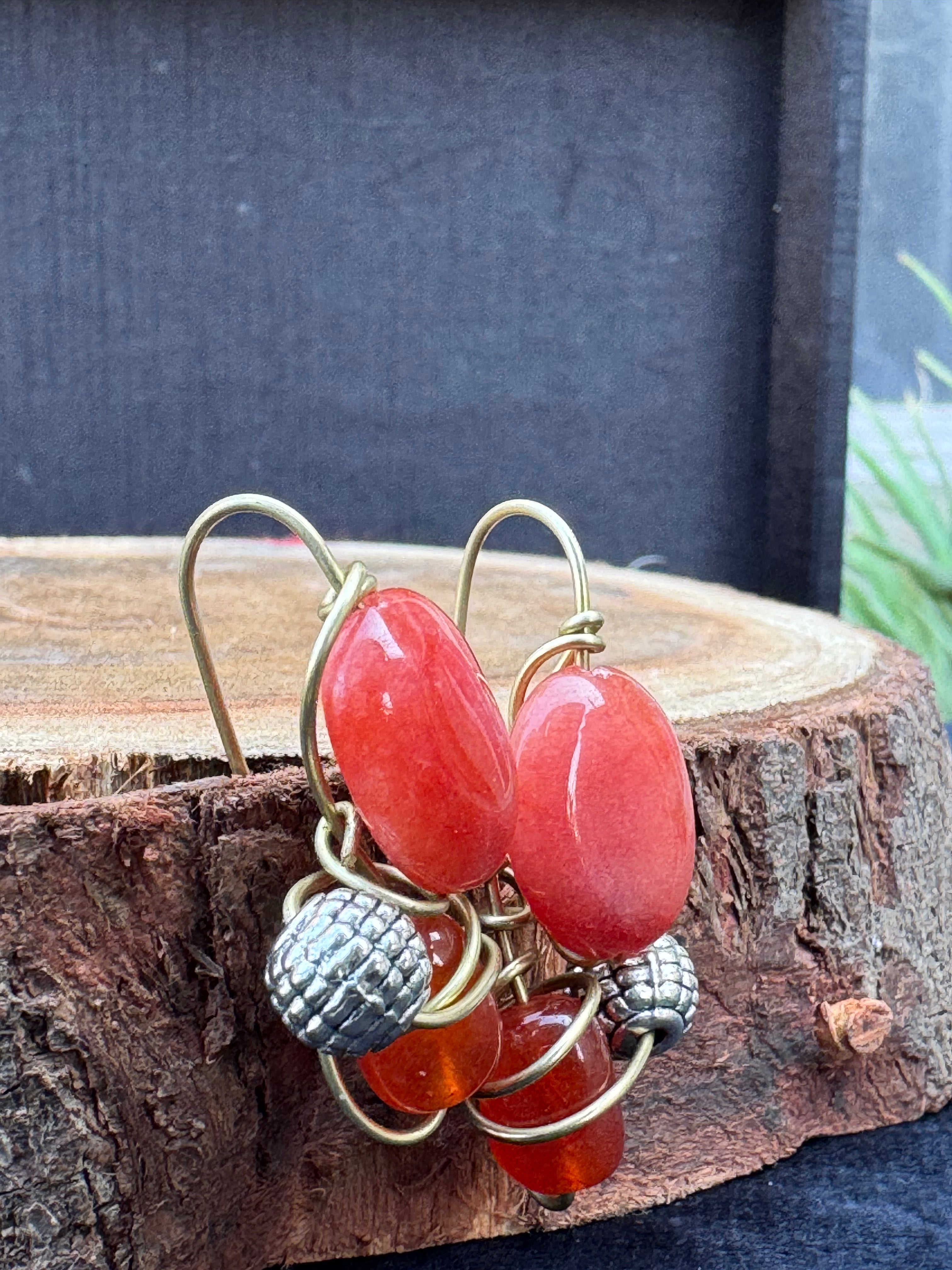 Rustic Agate Drops