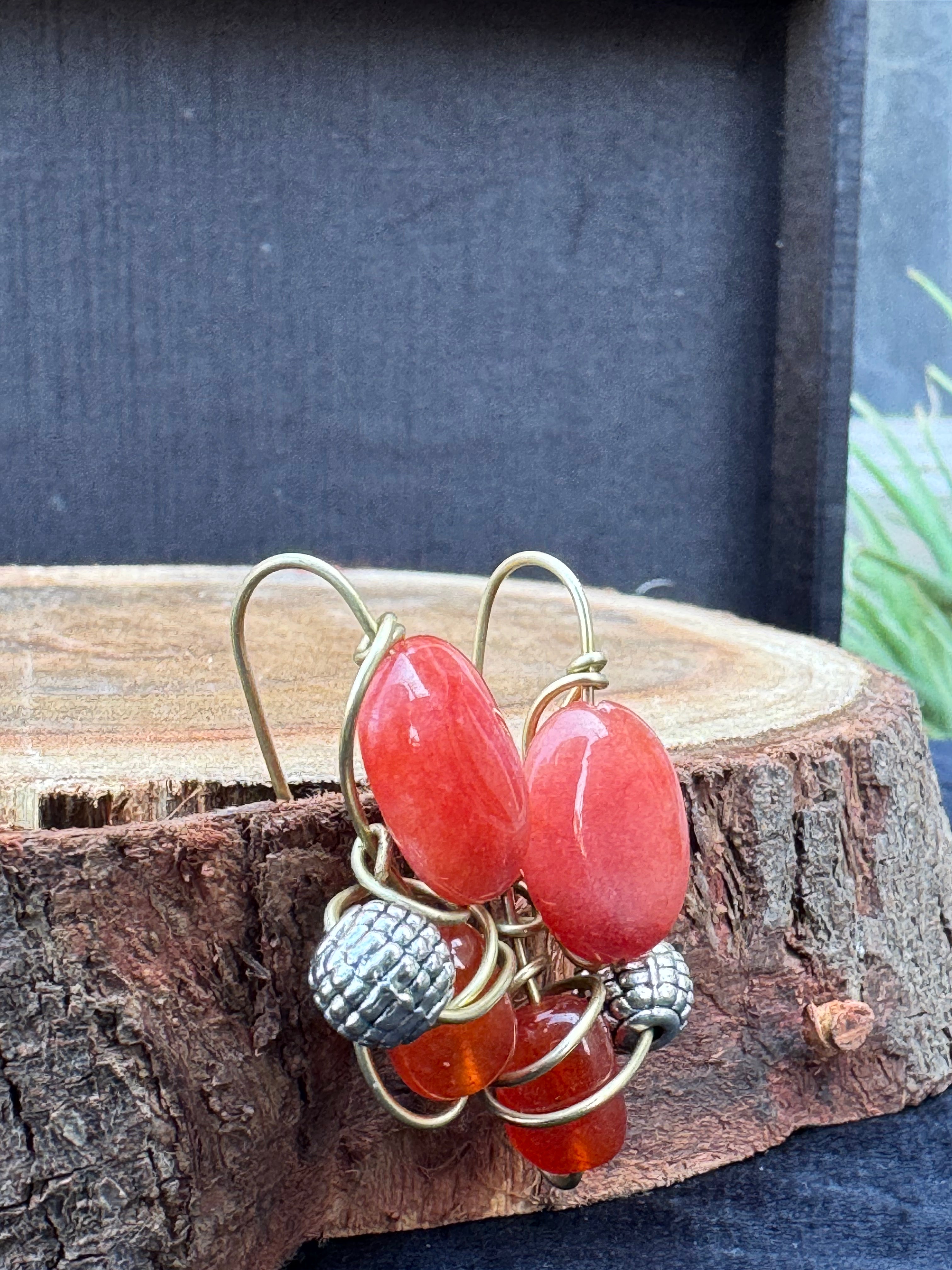 Rustic Agate Drops