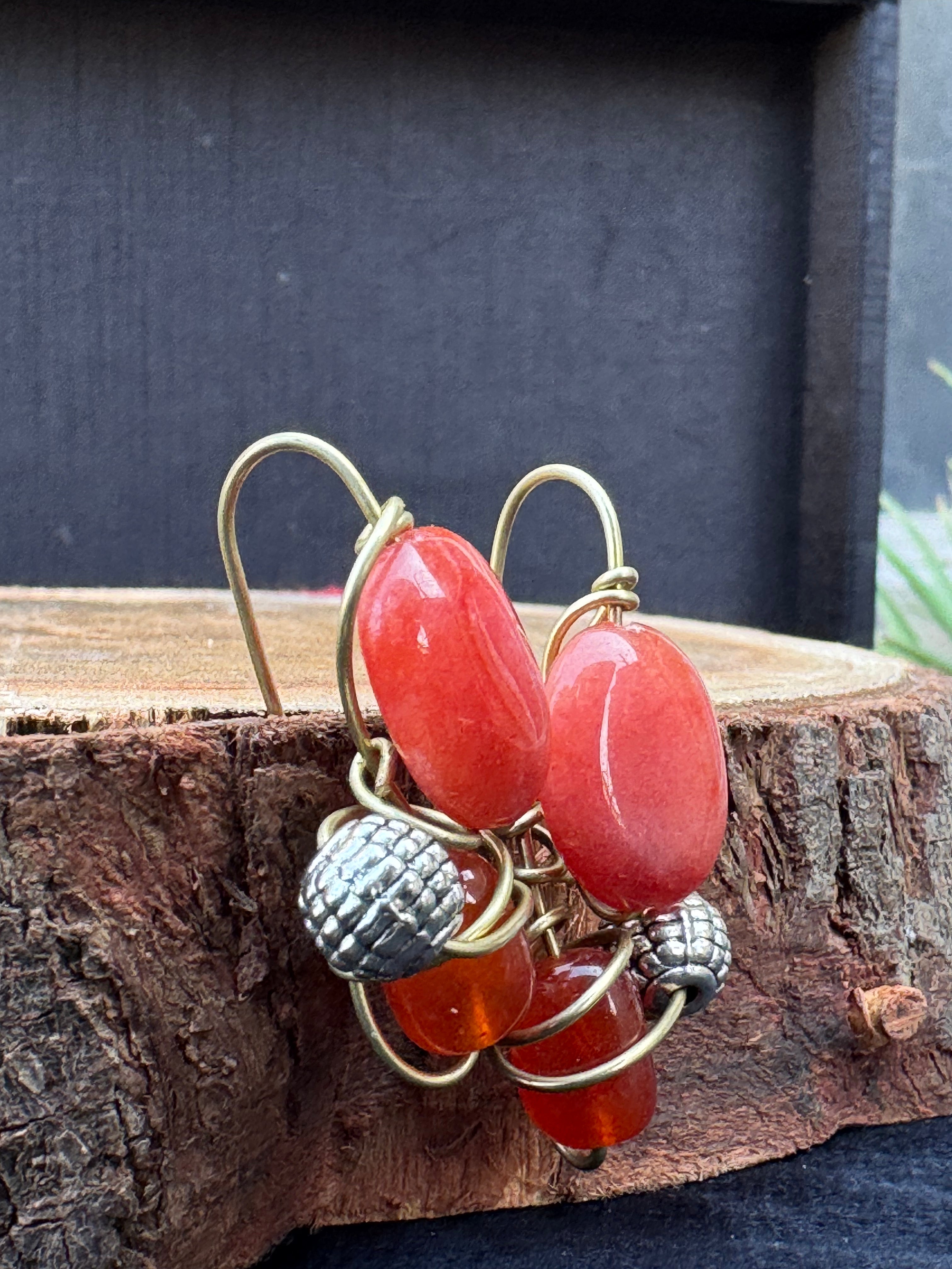 Rustic Agate Drops
