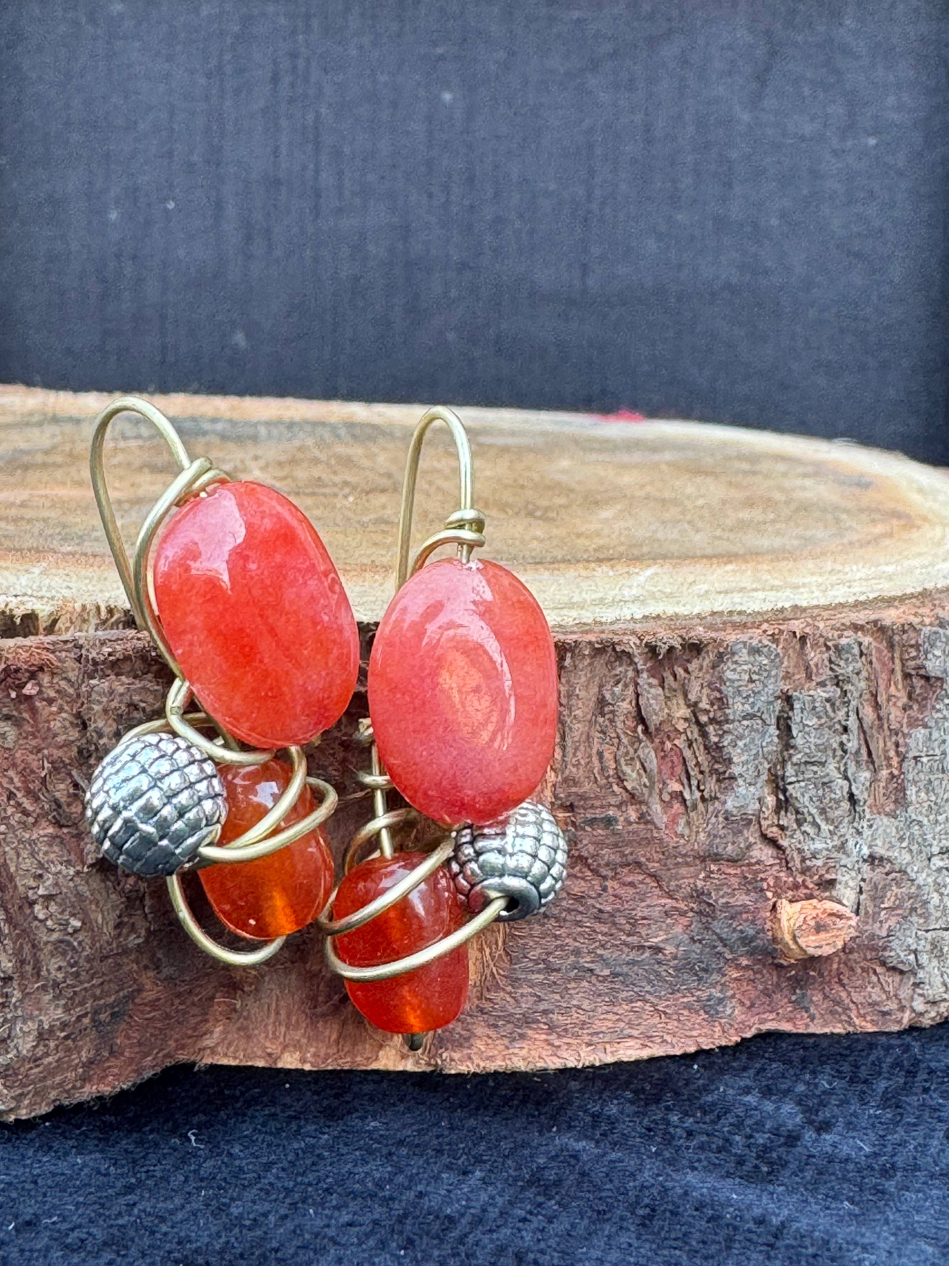 Rustic Agate Drops