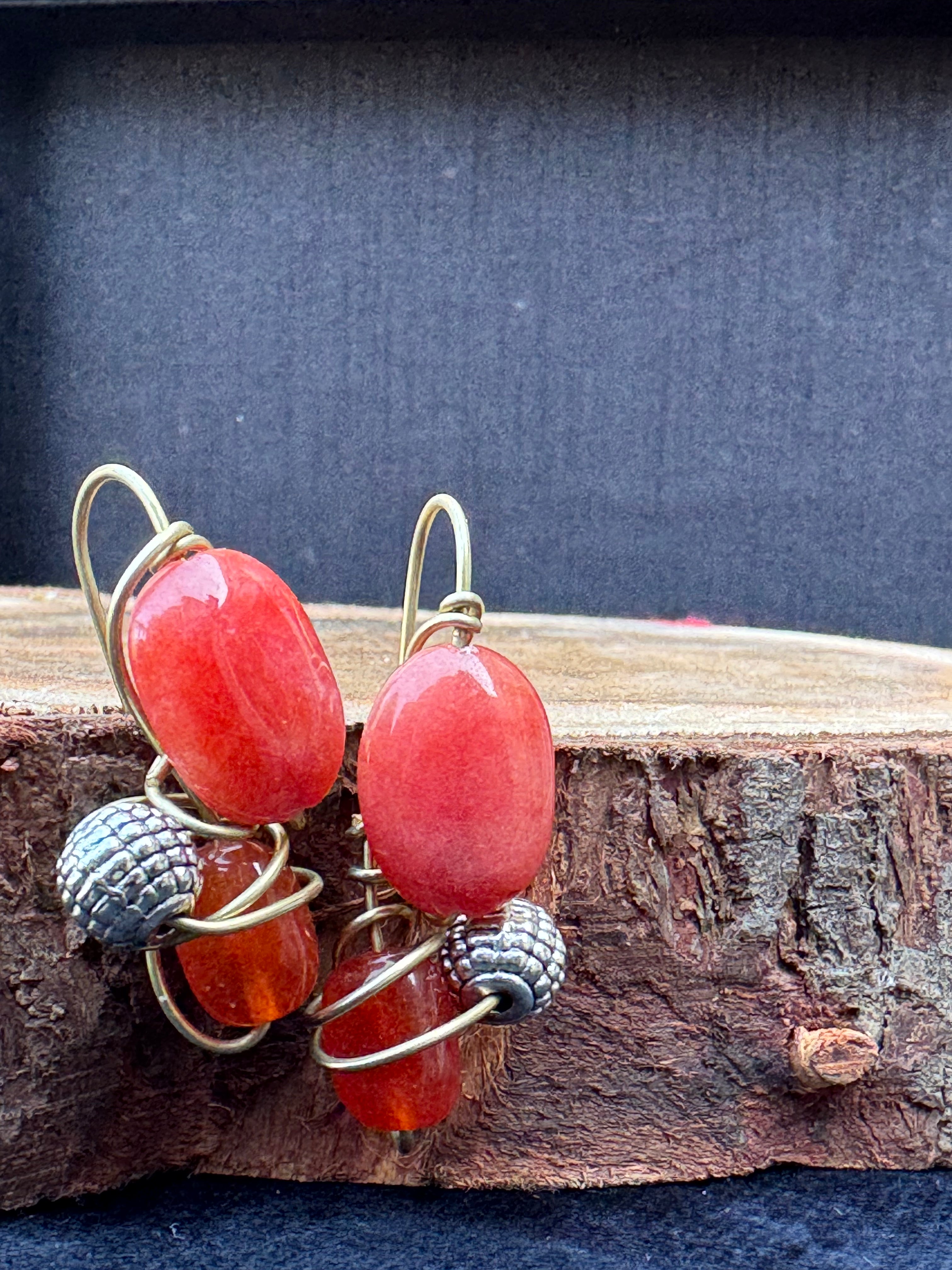 Rustic Agate Drops