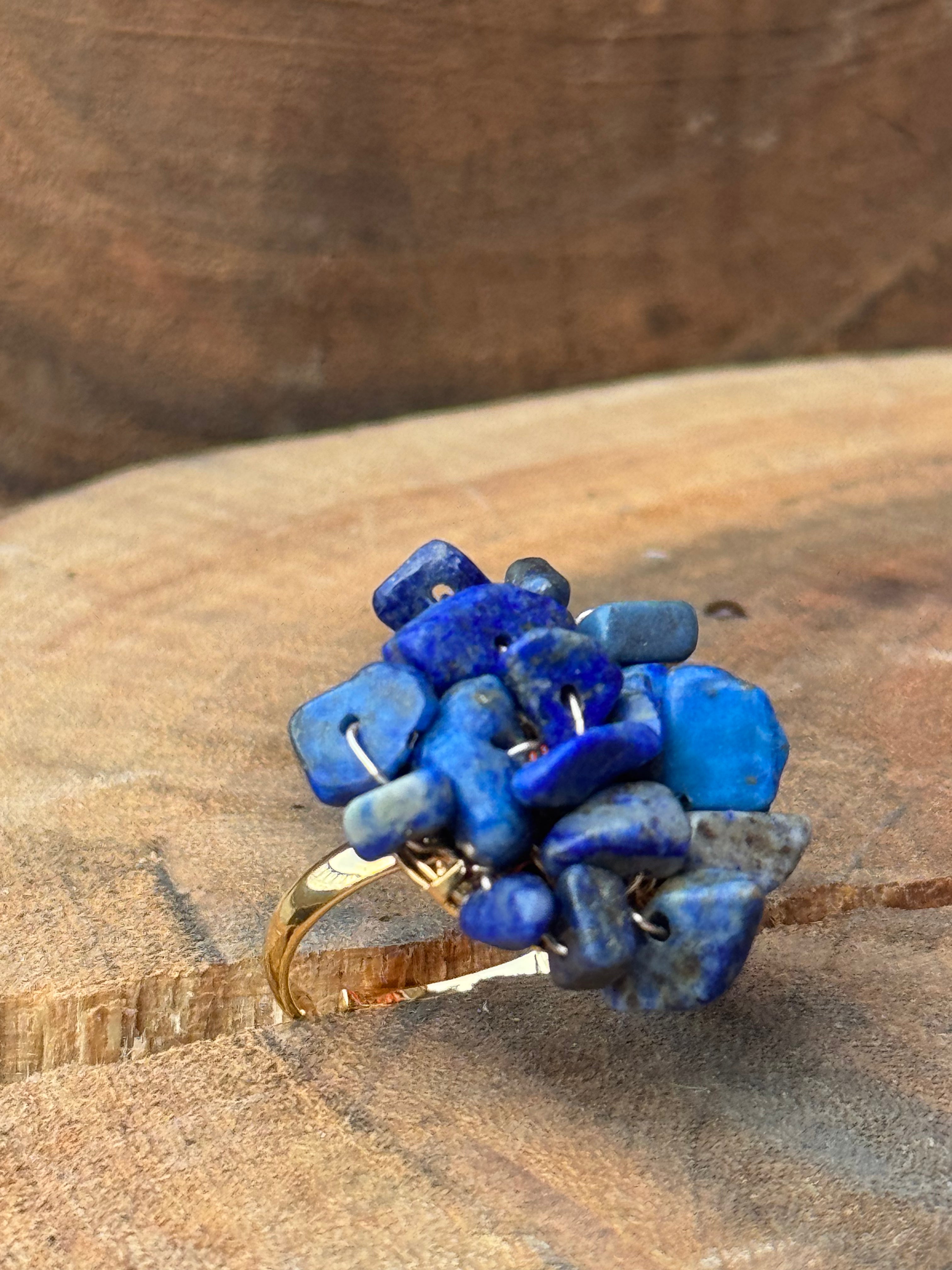 Lapis Crush Ring