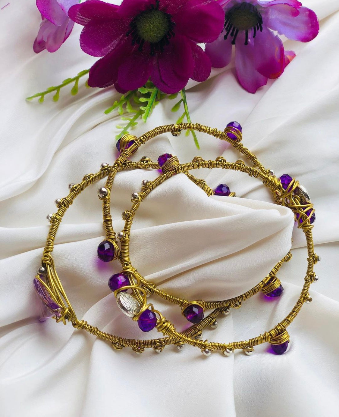 Crystal Bloom Brass