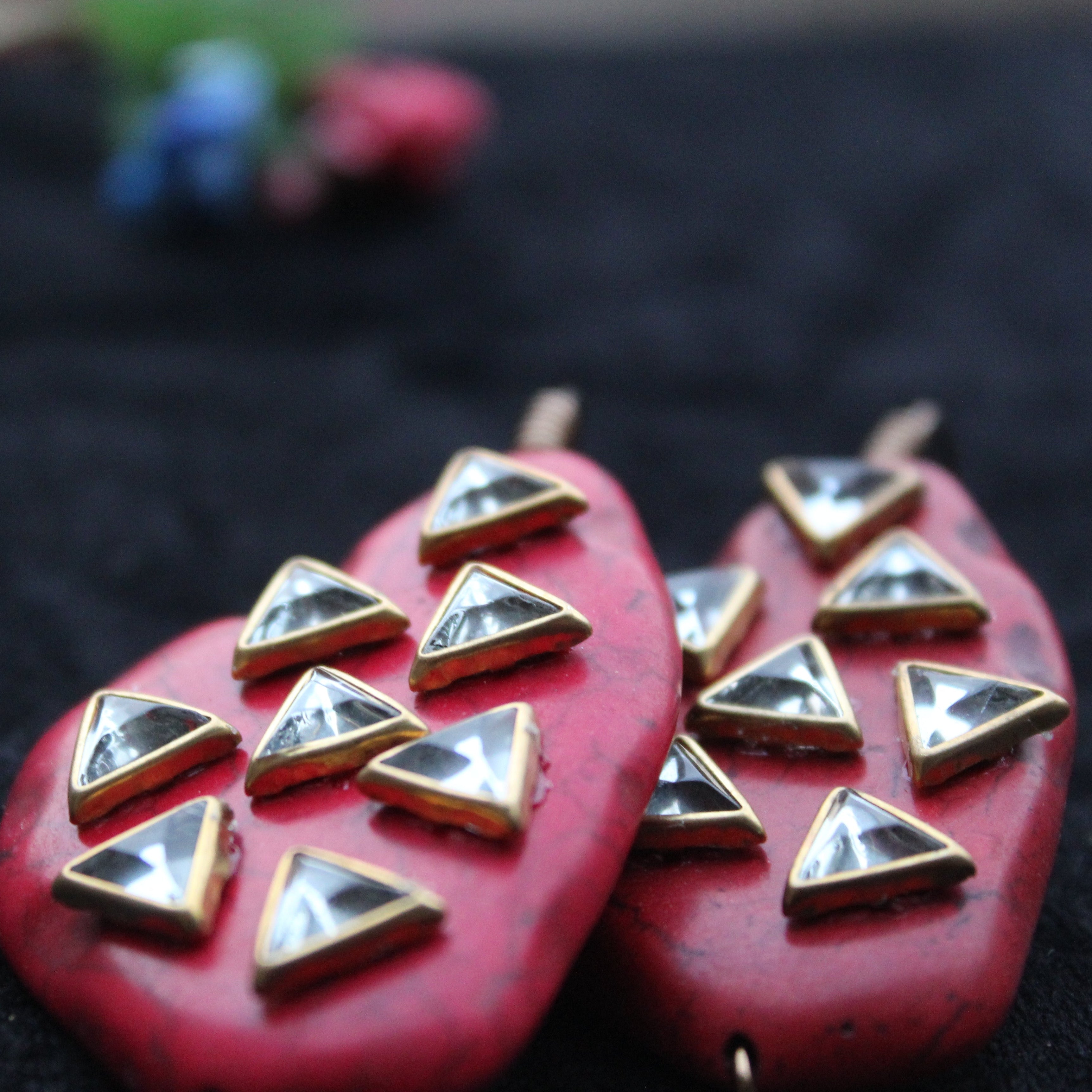 Kundan Red Stone