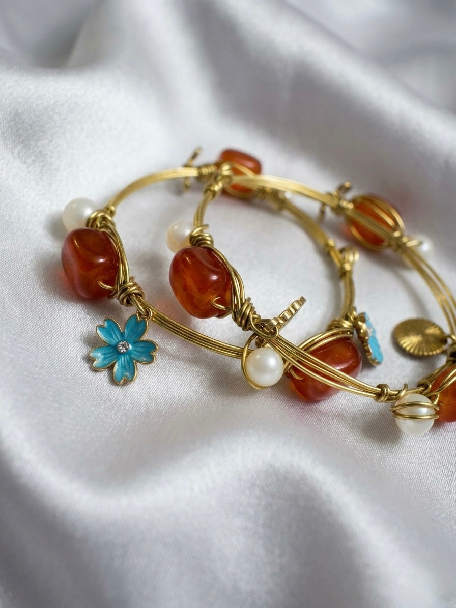 Charms With Agate