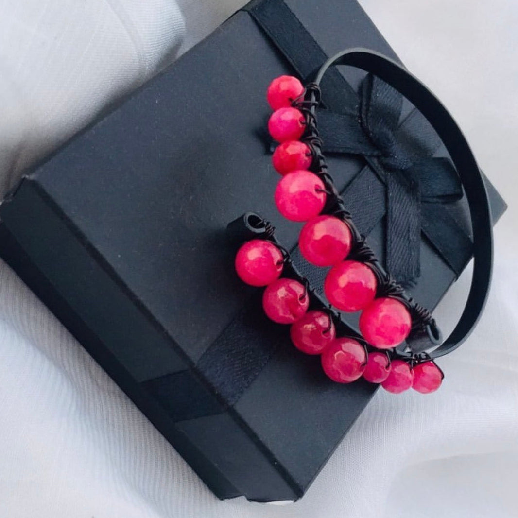 Ruby Edge Open Cuff