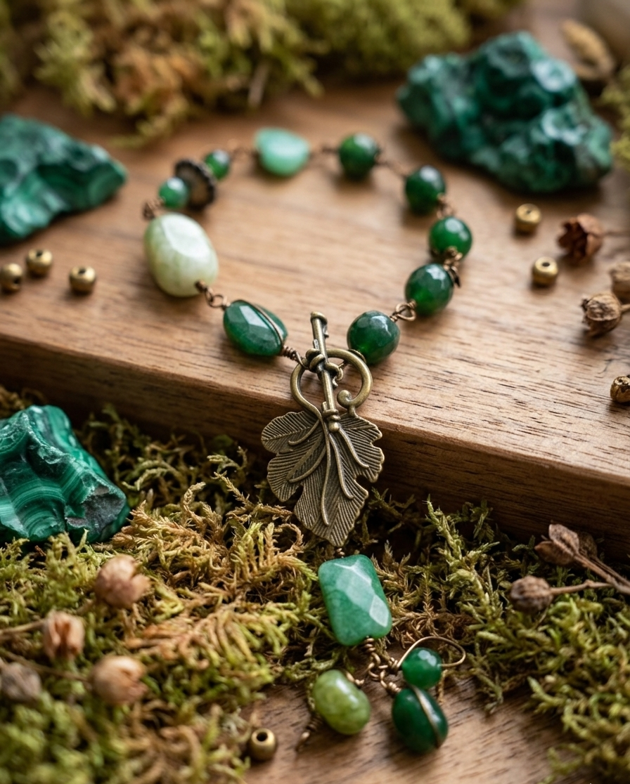 Earthy Glow Gem Bracelet ✨