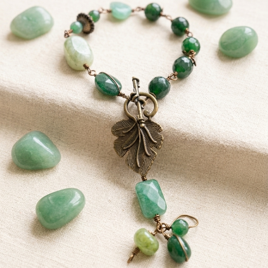 Earthy Glow Gem Bracelet ✨