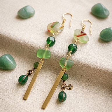 Soft Luxe Jade Drops 💚