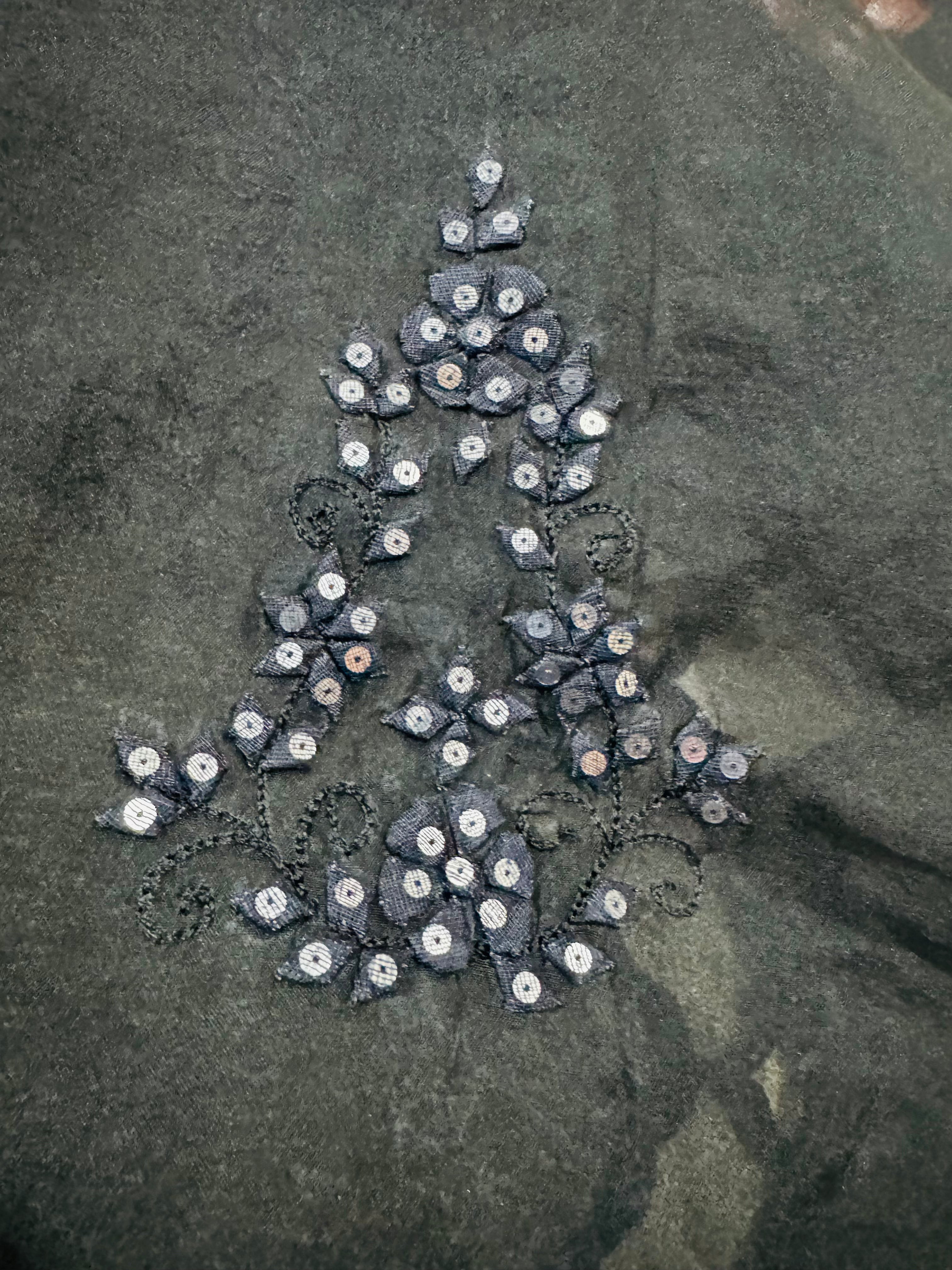 Minimal Luxe Black Dupatta 🖤