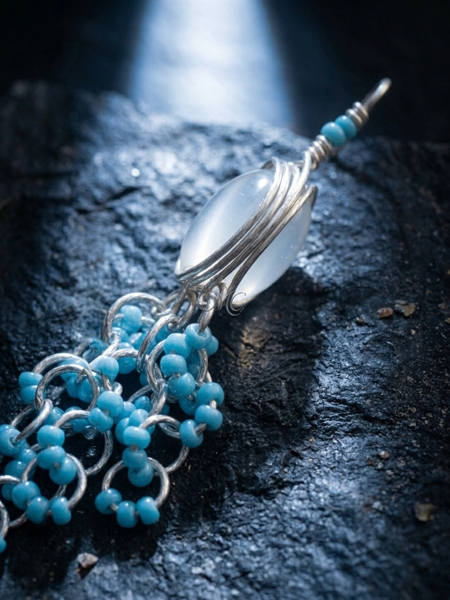 Quartz Bead Drops