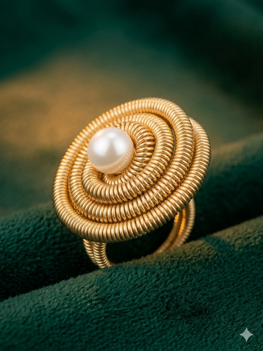 French Pearl Ring
