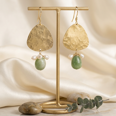 Golden Pearl Charm