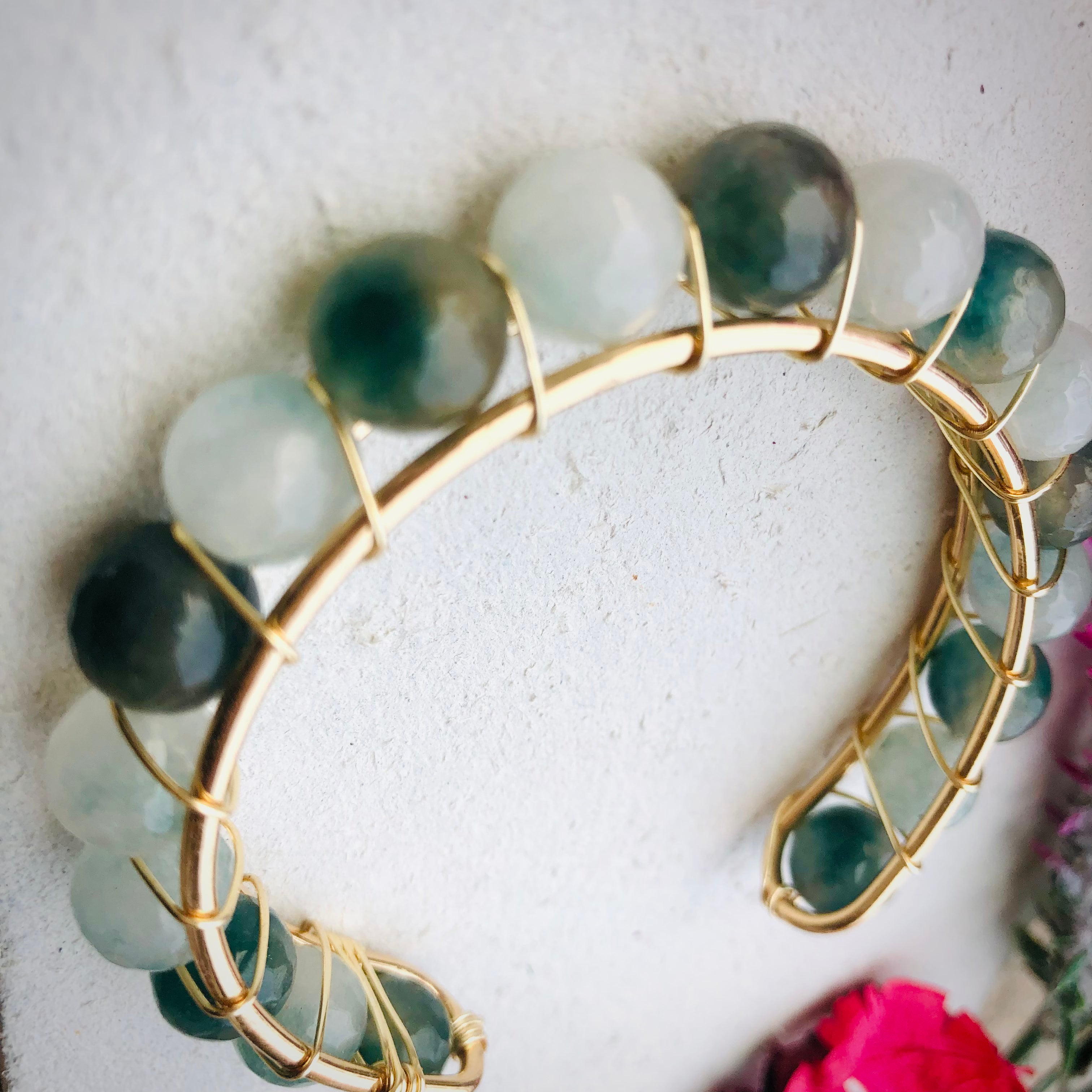 Golden Jade Cuff – Serene Elegance