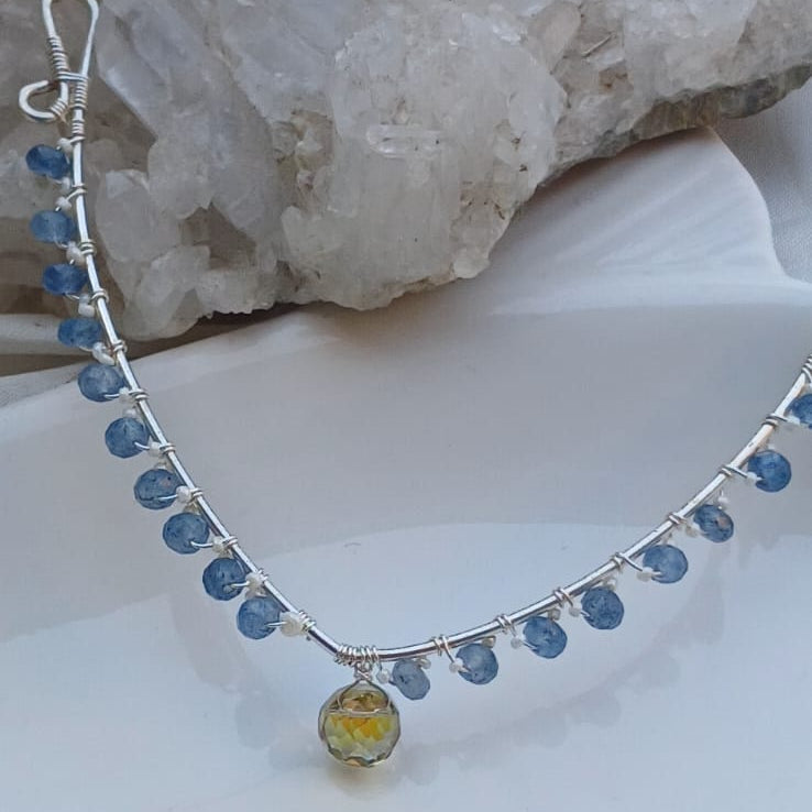 Sapphire & Pearl Set