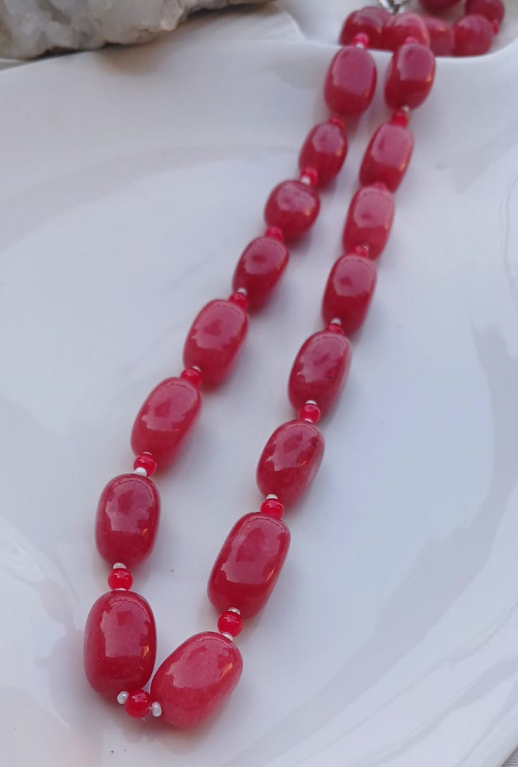 Ruby & Emerald Mala