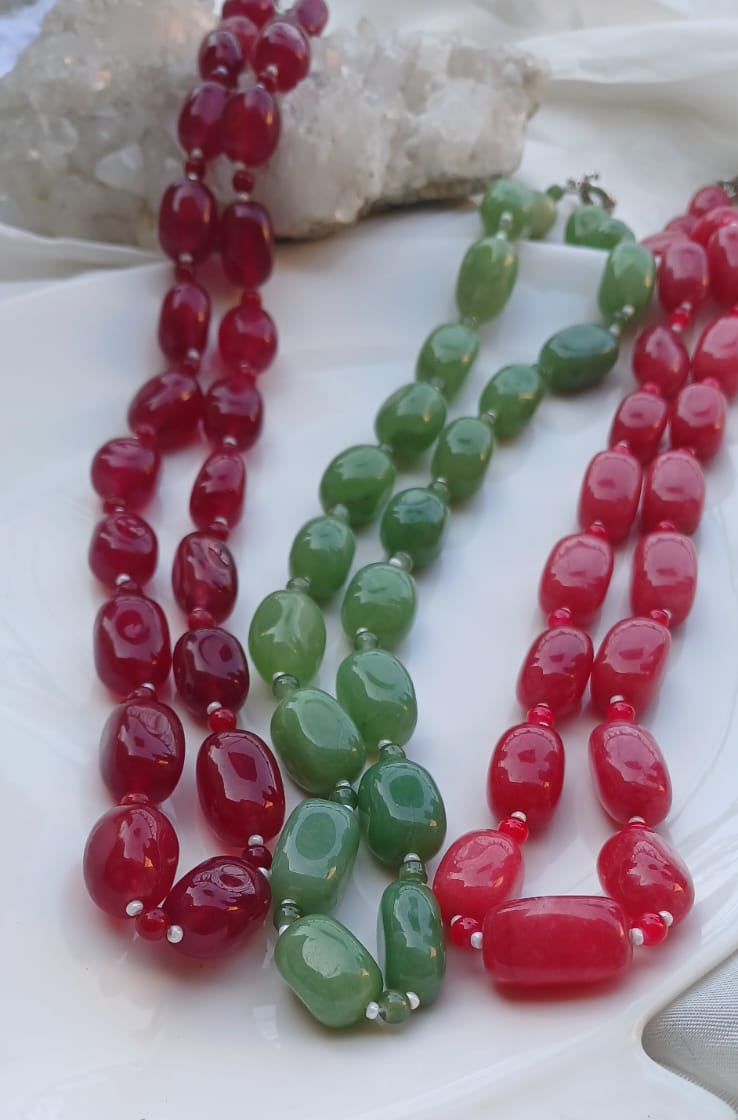 Ruby & Emerald Mala