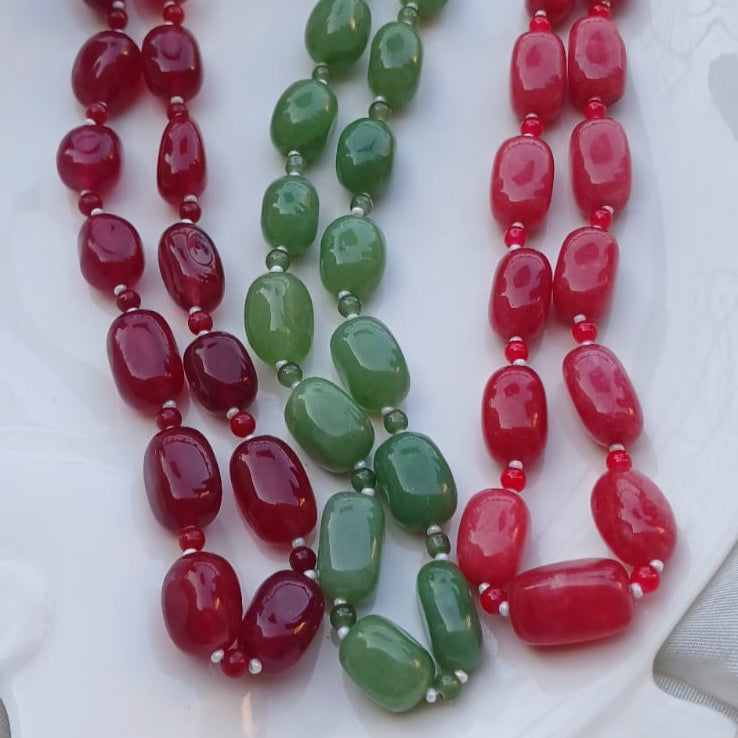 Ruby & Emerald Mala