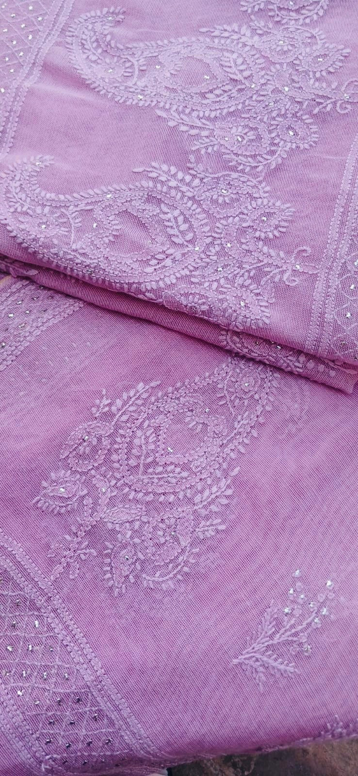 Cotton Net Chickenkari Set