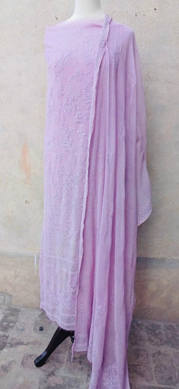 Cotton Net Chickenkari Set