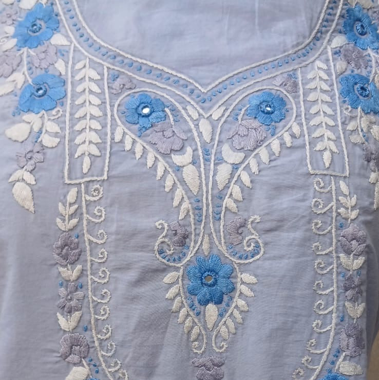 Chickenkari Cutwork Daman Edit
