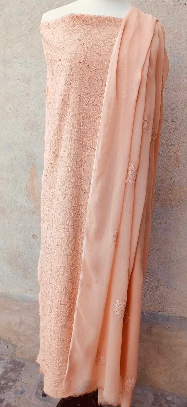 Soft Peach Luxe Chickenkari