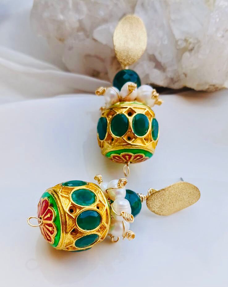 Royal Meenakari Earrings