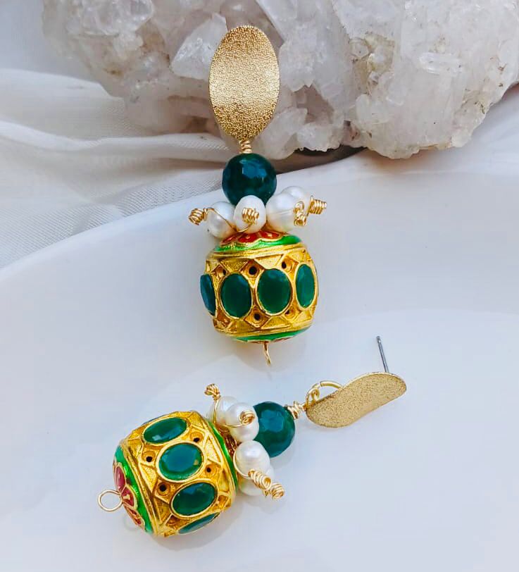 Royal Meenakari Earrings