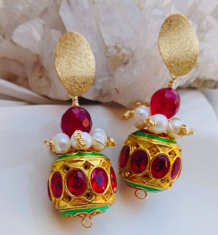 Royal Meenakari Earrings