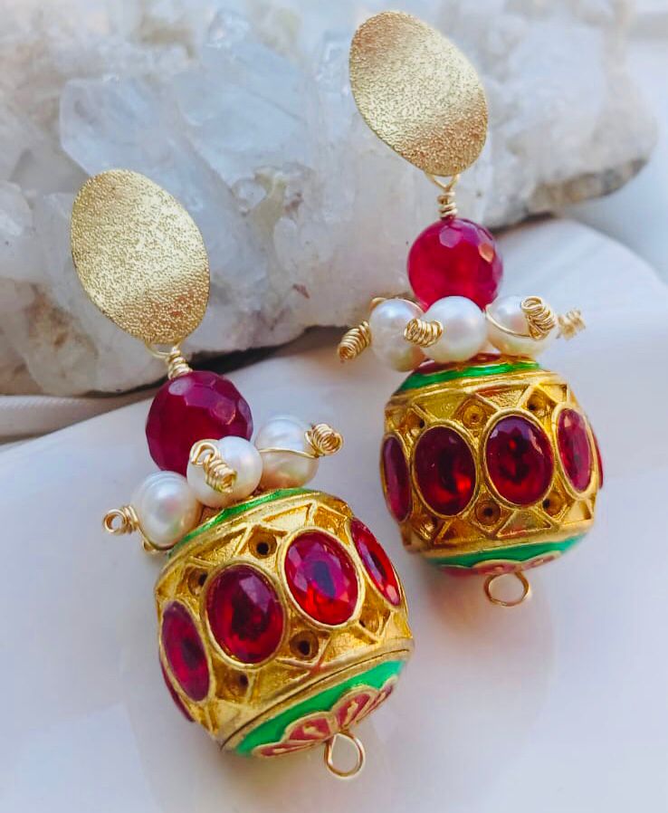 Royal Meenakari Earrings
