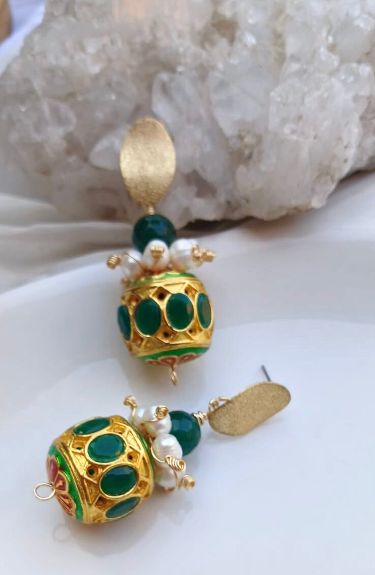 Royal Meenakari Earrings