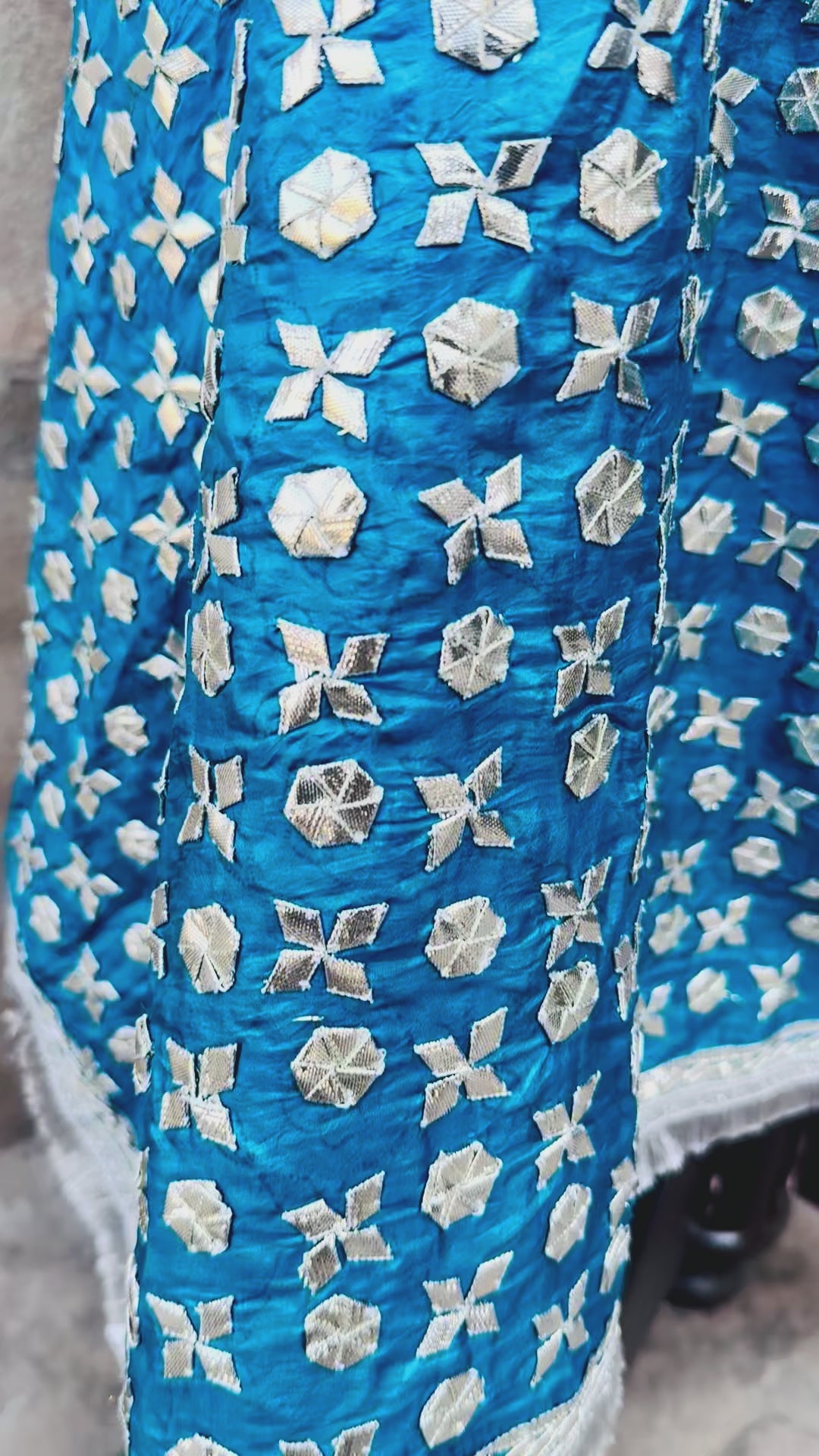Gota Glam Katan Silk Dupatta